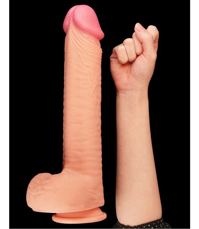 LoveToy - Realistic Dildo 30.5 cm - Nude