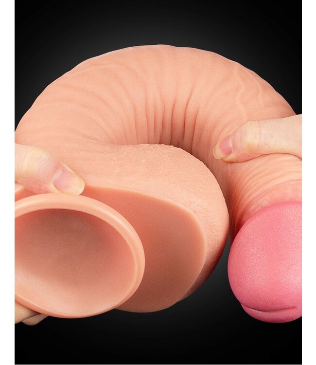 LoveToy - Realistic Dildo 30.5 cm - Nude