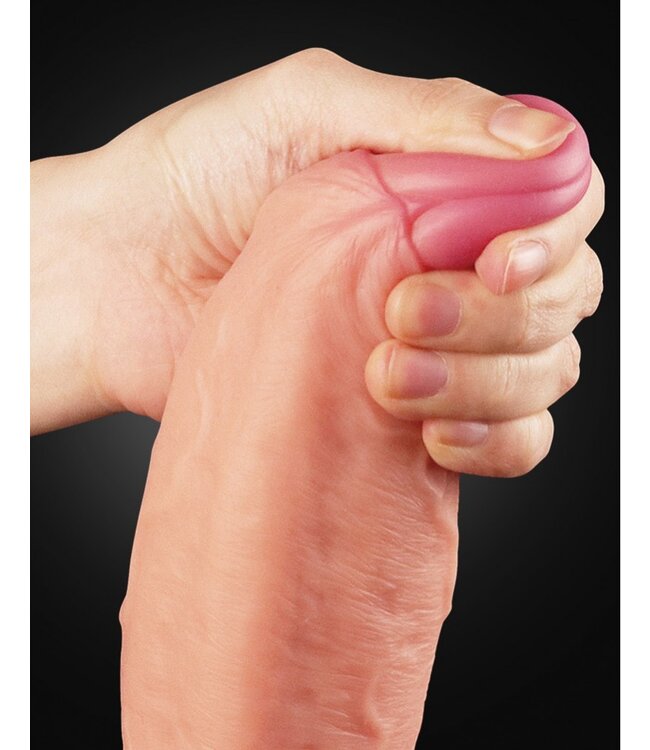 LoveToy - Realistic Dildo 28 cm - Nude