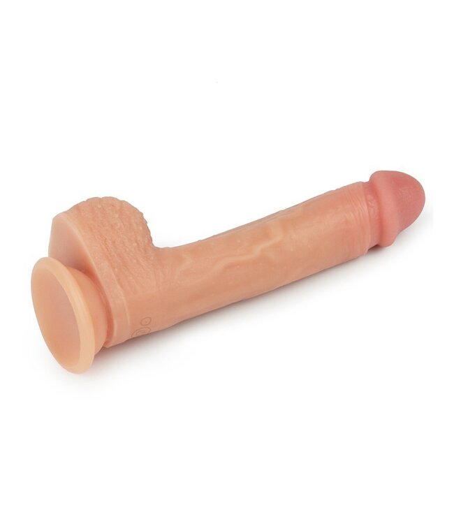 LoveToy - Roterende & Verwarmde Realistische Dildo 21 cm - Nude