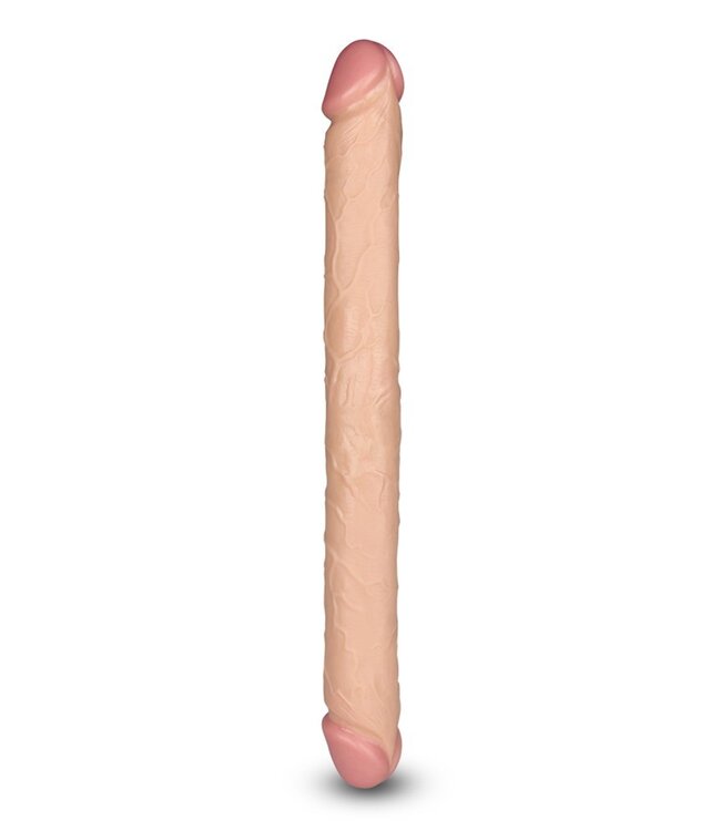 LoveToy - King Size Slim Ultra Double Dildo 45 cm - Nude