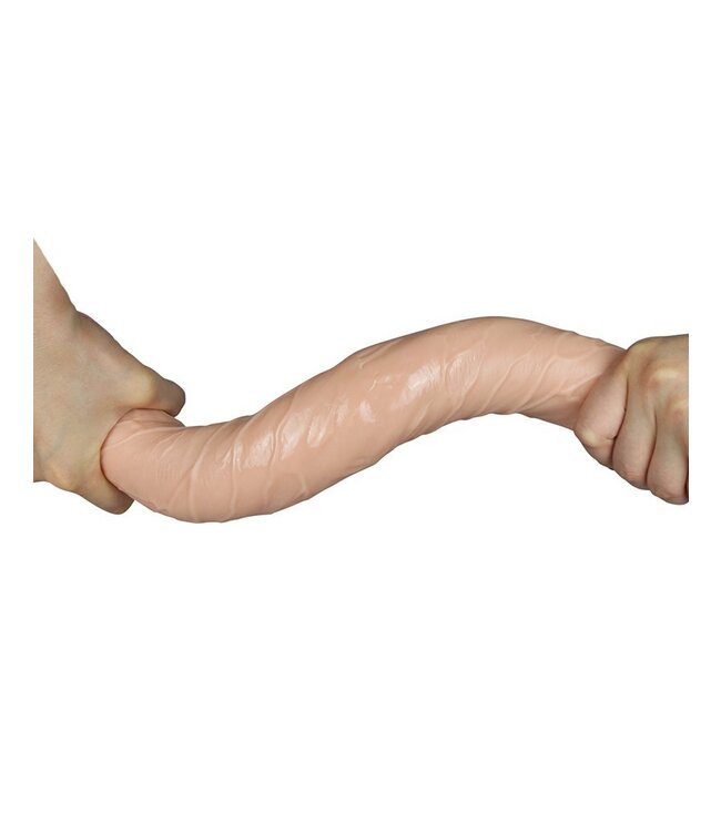 LoveToy - King Size Slim Ultra Double Dildo 45 cm - Nude
