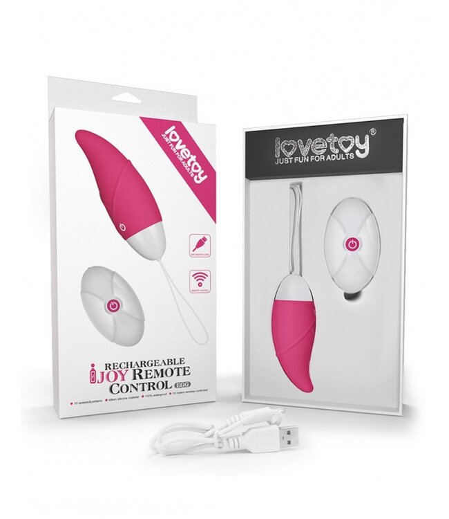 LoveToy - iJoy 3 - Vibrerend Ei met afstandbediening - Roze