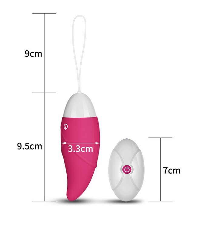 LoveToy - iJoy 3 - Vibrerend Ei met afstandbediening - Roze