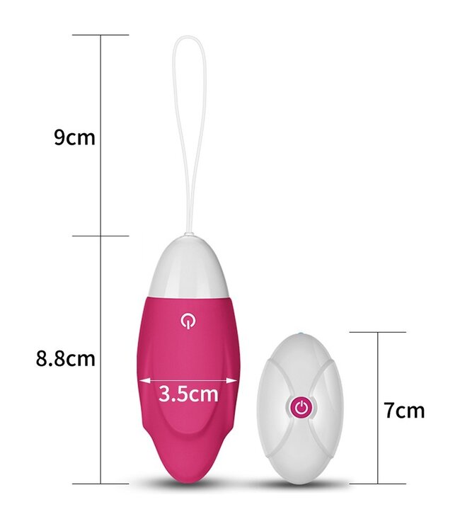 LoveToy - iJoy 2 - Vibrerend Ei met afstandbediening - Roze