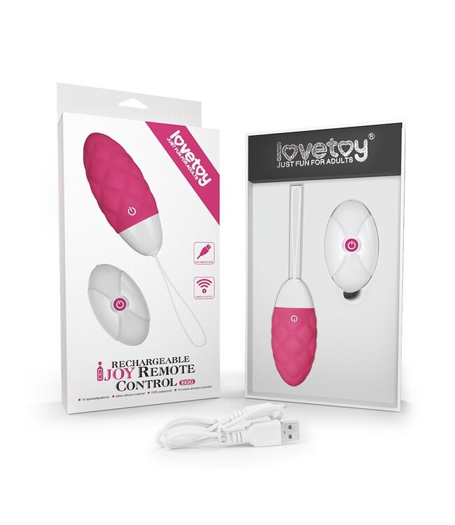 LoveToy - iJoy 1 - Vibrerend Ei met afstandbediening - Roze