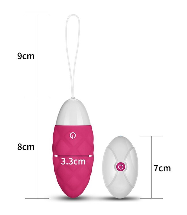 LoveToy - iJoy 1 - Vibrerend Ei met afstandbediening - Roze
