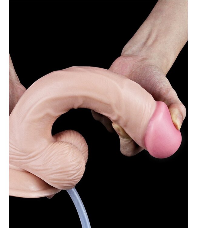 LoveToy - Squirt Extreme Dildo 23 cm - Nude