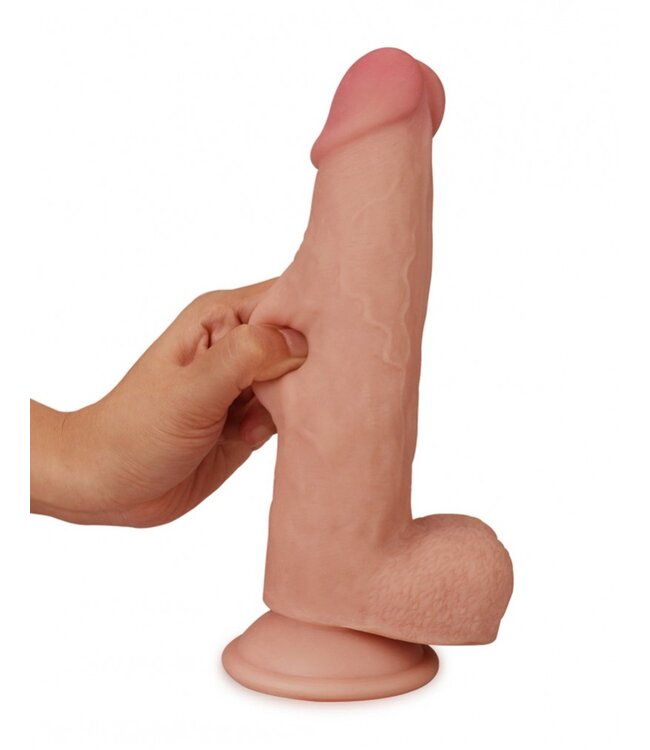 LoveToy - 8 inch Sliding Skin Dildo