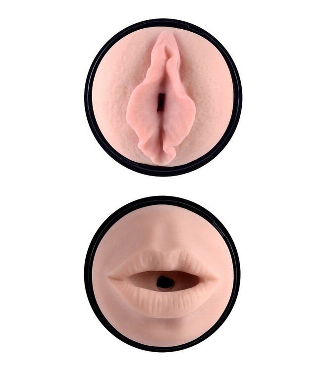 Training Master Double Side Stroker-Mouth and Pussy