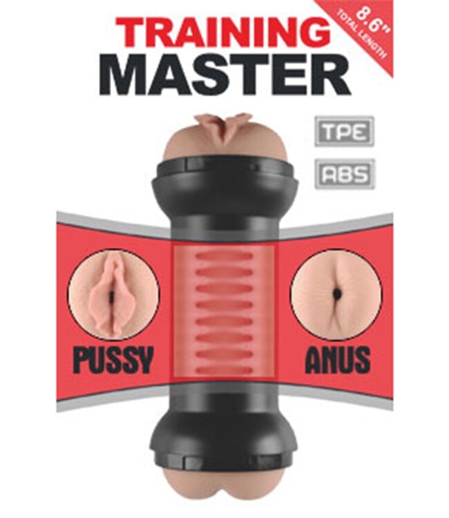 Training Master Double Side Stroker-Pussy and Anus