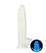 Rimba LoveToy - Lumino Play Dildo 26 cm - Glow in the Dark