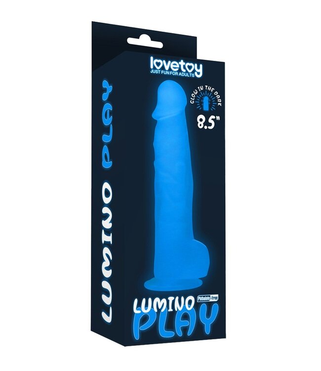 LoveToy - Lumino Play Dildo 21.5 cm - Glow in the Dark