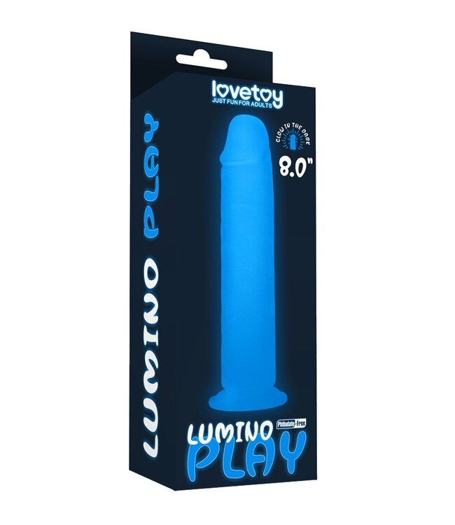LoveToy - Lumino Play Dildo 21 cm - Glow in the Dark