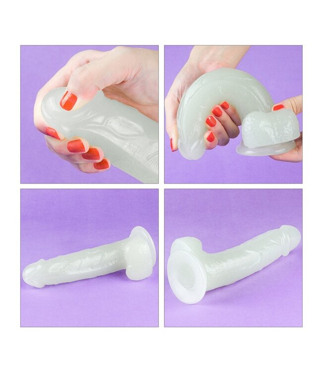 LoveToy - Lumino Play Dildo 19 cm - Glow in the Dark