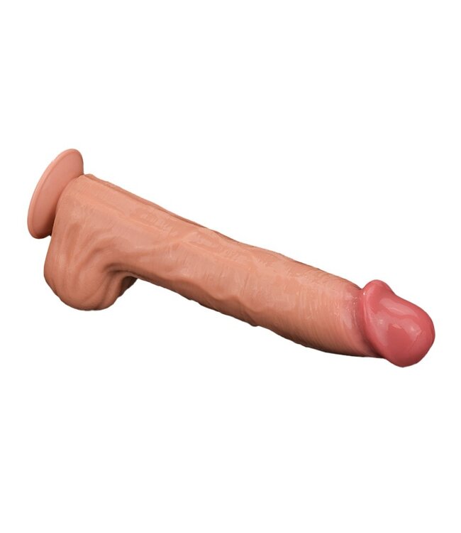 LoveToy - Sliding Skin Dildo 36 cm - Nude