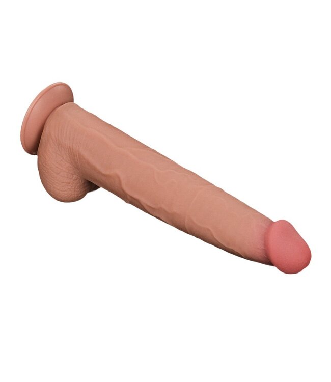LoveToy - Sliding Skin Dildo 34 cm - Nude