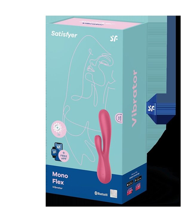 Satisfyer Mono Flex Red Berry / incl. Bluetooth and App