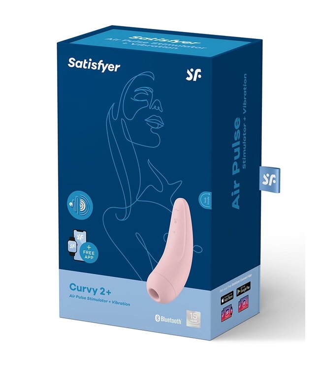 Satisfyer Curvy 2+ Pink / incl. Bluetooth and App