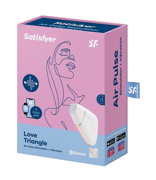 Satisfyer Love Triangle White / incl. Bluetooth and App