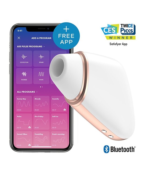 Satisfyer Love Triangle White / incl. Bluetooth and App