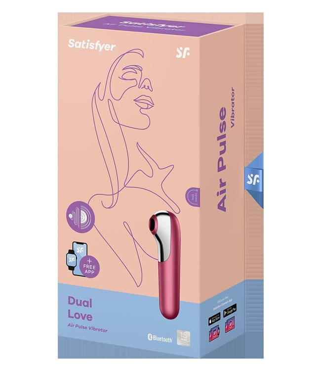 Satisfyer Dual Love Red / incl. Bluetooth and App