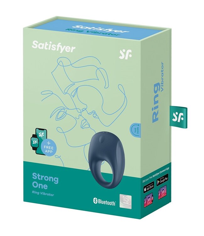 Satisfyer Cock Ring Strong One / incl. Bluetooth and App