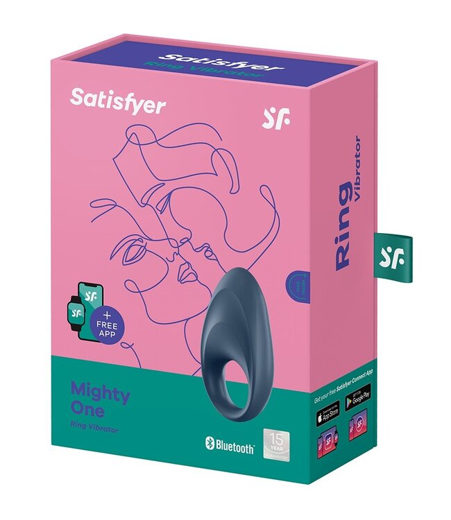 Satisfyer Cock Ring Mighty One / incl. Bluetooth and App