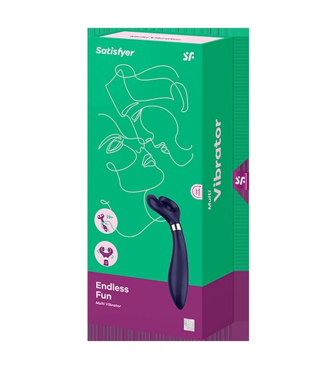 Satisfyer Partner Endless Fun Blue | Multifun 3
