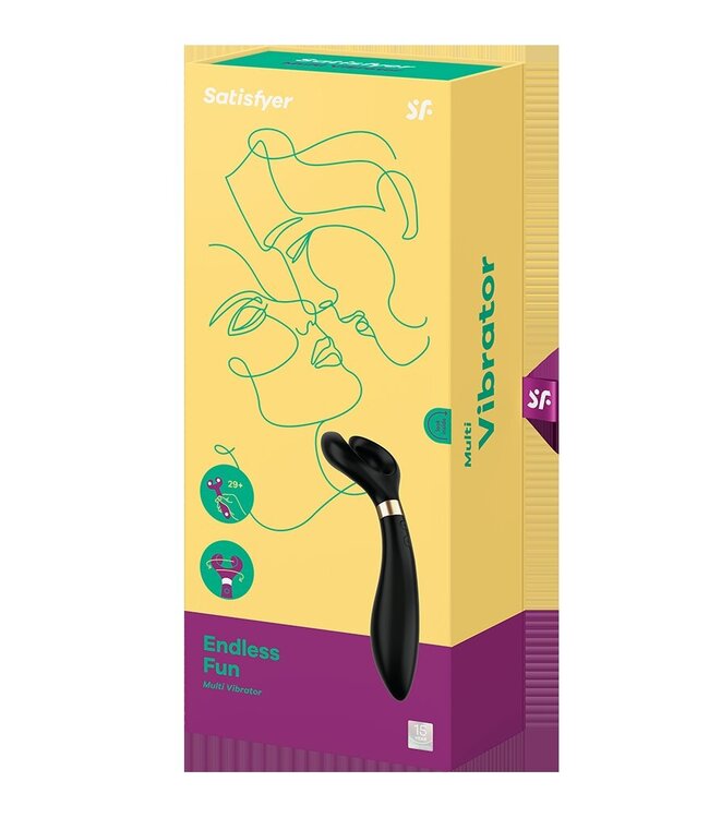 Satisfyer Partner Endless Fun Black | Multifun 3
