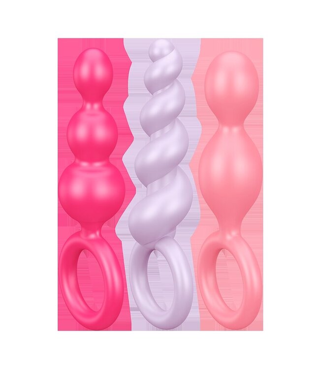Satisfyer - Booty Call Coloured (set of 3)