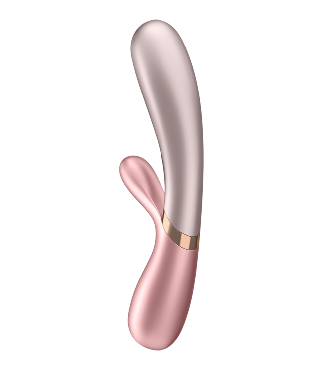 Satisfyer - Hot Lover - Verwarmde Vibrator - Roze / Donkerroze