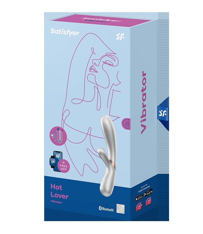 Satisfyer - Hot Lover - Verwarmde Vibrator - Zilver