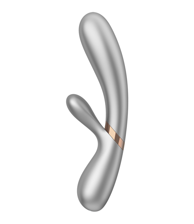 Satisfyer - Hot Lover - Verwarmde Vibrator - Zilver