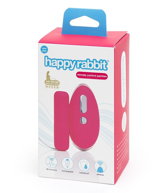 Happy Rabbit Remote Control Knicker Vibrator - One Size