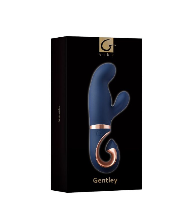 Gvibe - Gentley - Rabbit Vibrator - Blauw & Goud