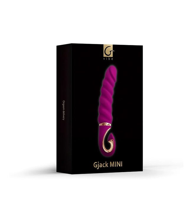 Gvibe - GJack Mini - Geribbelde Vibrator - Fuchsia