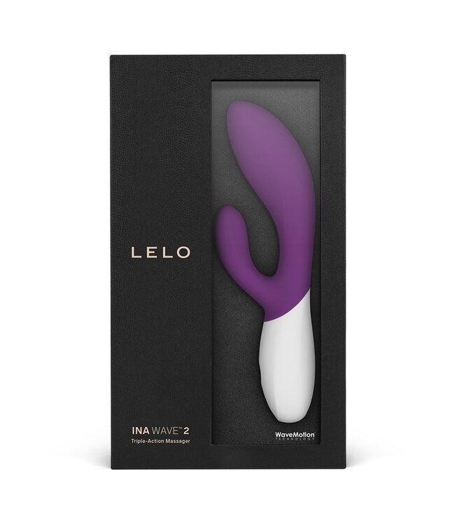 LELO - Ina Wave 2 - Rabbit Vibrator - Plum