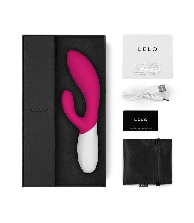 LELO - Ina Wave 2 - Rabbit Vibrator - Cerise