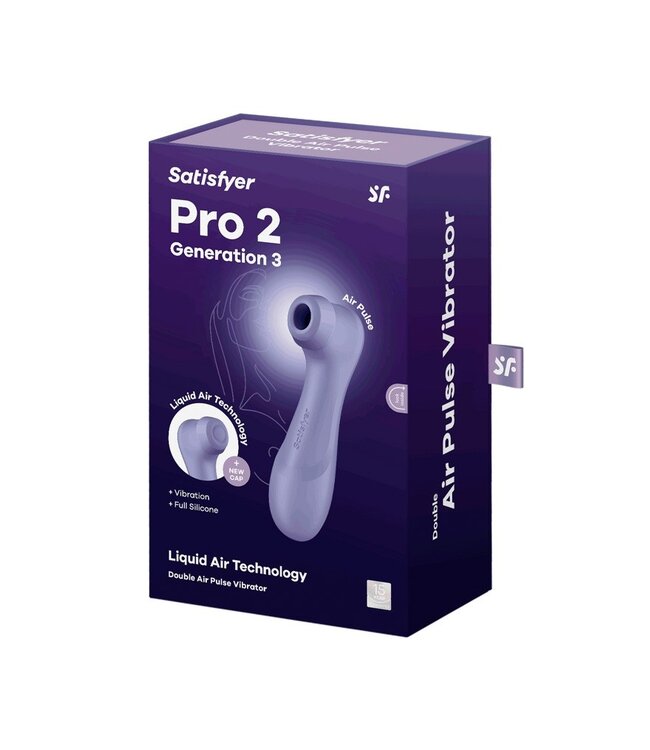 Satisfyer - Pro 2 Generation 3 - Luchtdruk Vibrator - Lila