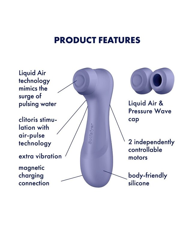 Satisfyer - Pro 2 Generation 3 - Luchtdruk Vibrator - Lila