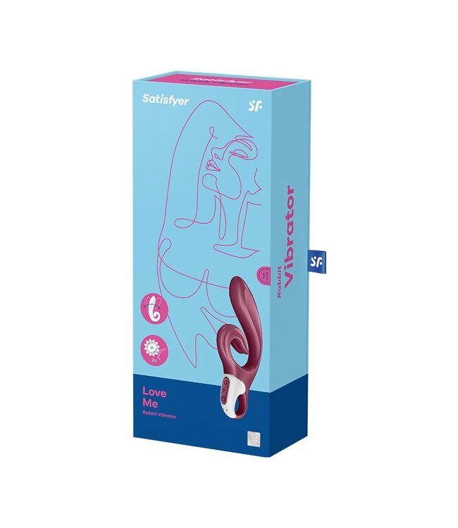 Satisfyer - Love Me - Rabbit Vibrator - Rood
