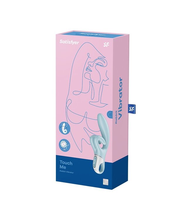 Satisfyer - Touch Me - Rabbit Vibrator - Lichtblauw