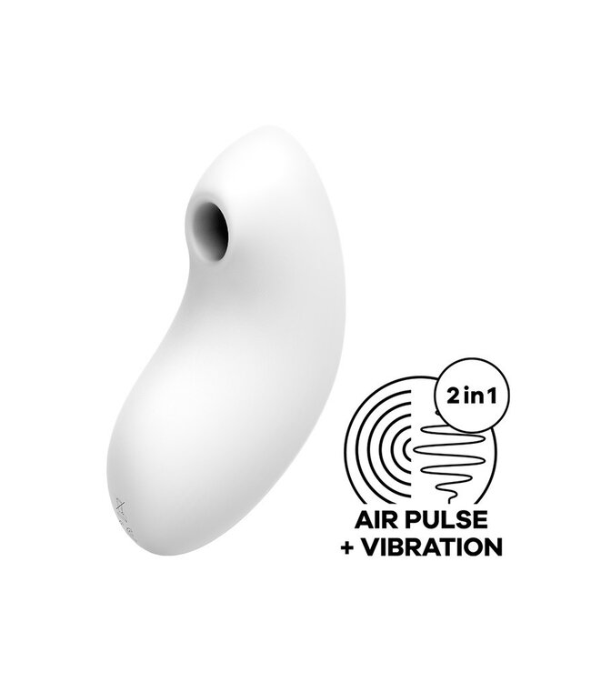 Satisfyer - Vulva Lover 2 - Luchtdruk Vibrator - Wit