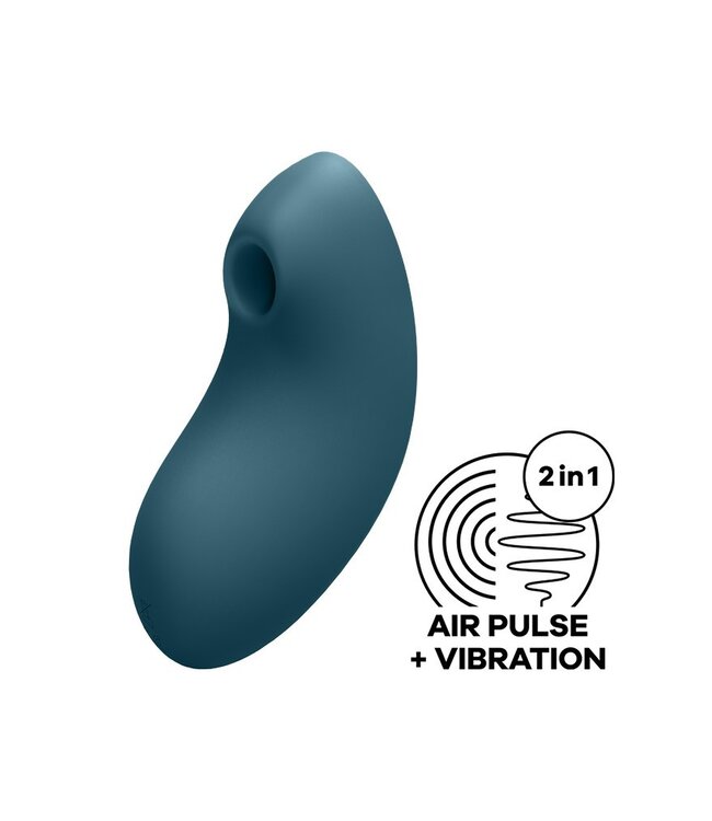 Satisfyer - Vulva Lover 2 - Luchtdruk Vibrator - Blauw