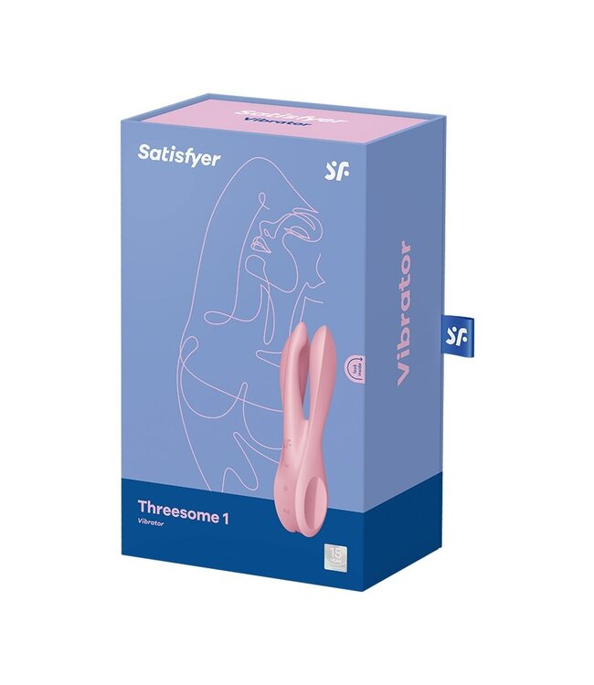 Satisfyer - Threesome 1 - Multi Vibrator - Roze