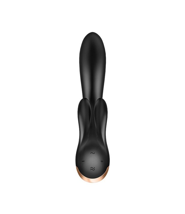 Satisfyer - Double Flex - Rabbit Vibrator - Zwart
