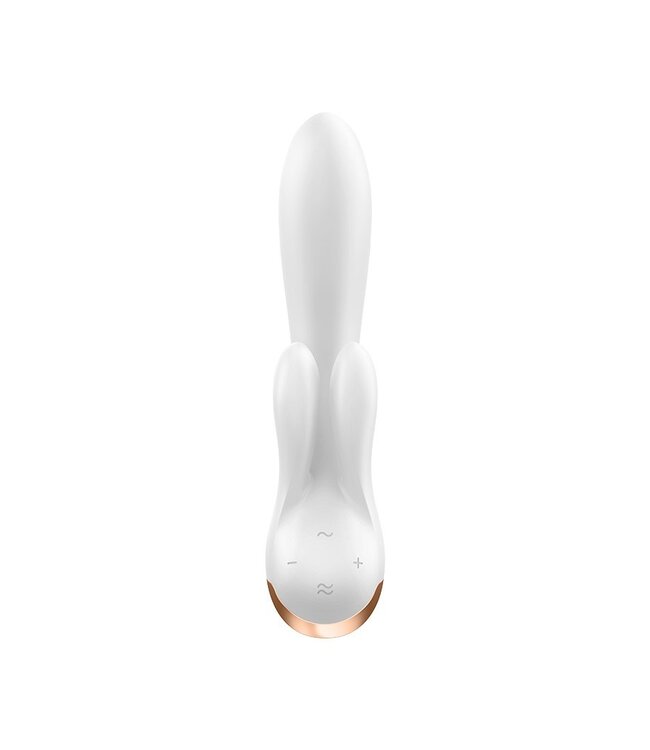Satisfyer - Double Flex - Rabbit Vibrator - Wit