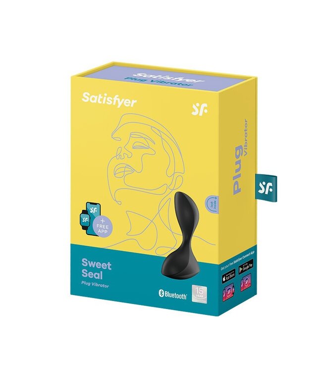 Satisfyer - Sweet Seal - Anaal Vibrator - Zwart