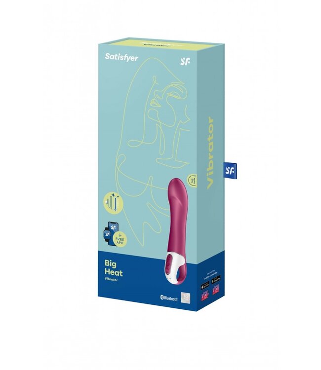Satisfyer - Big Heat - Verwarmde G-Spot Vibrator - Berry